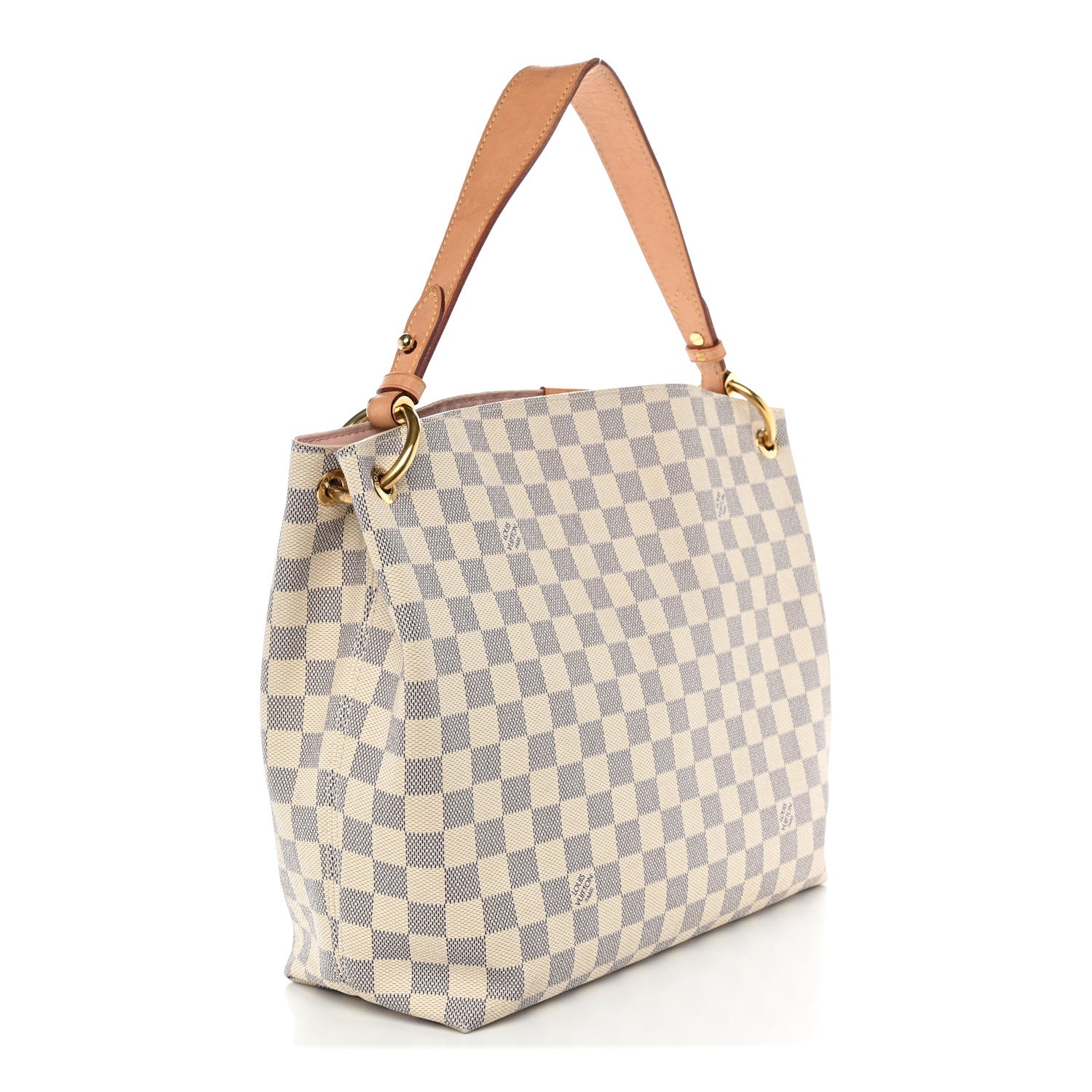 Louis Vuitton Damier Azur Graceful PM Rose Ballerine 3 of 10