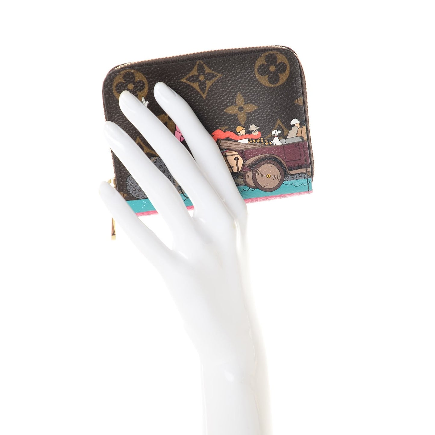 Monogram 2015 Christmas Animation Zippy Coin Purse