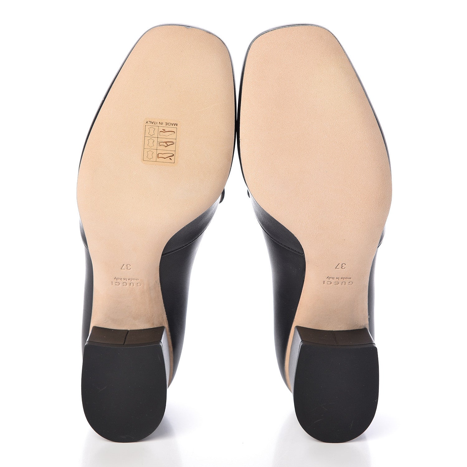 Gucci Calfskin Horsebit Loafer 37 Black 6 of 9
