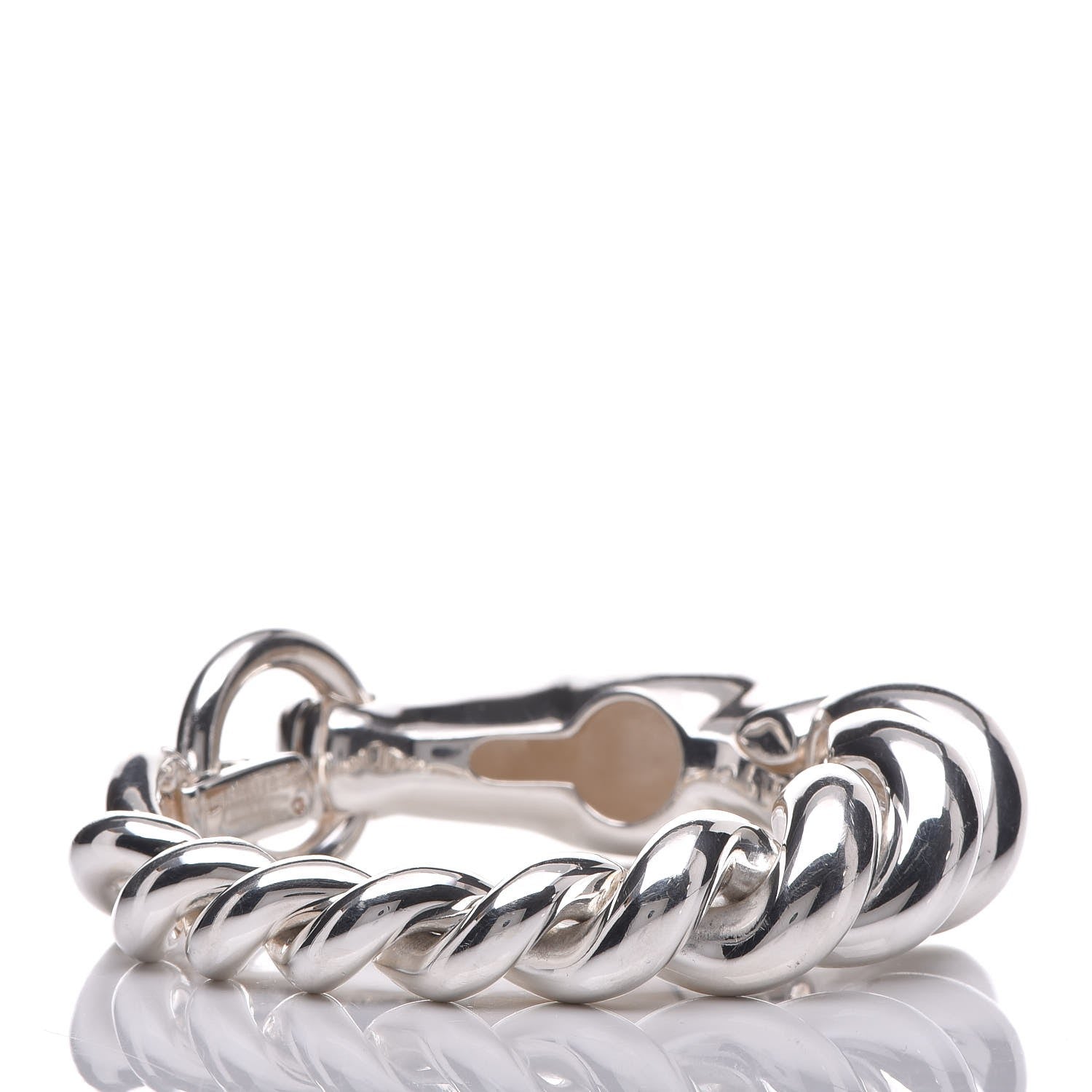 Hermes Sterling Silver Galop GM Bracelet SH 3 of 5