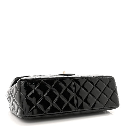 Chanel Patent Quilted Jumbo Double Flap Black 4 of 11