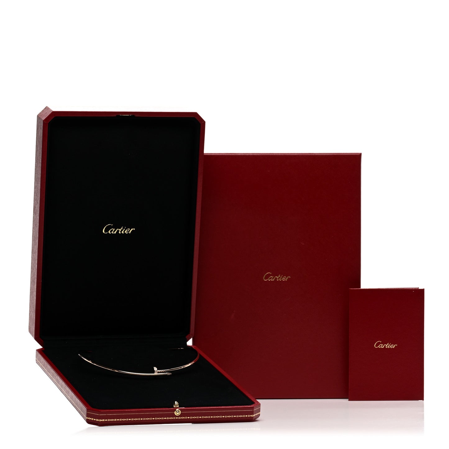 18K Pink Gold Diamond Juste Un Clou Necklace