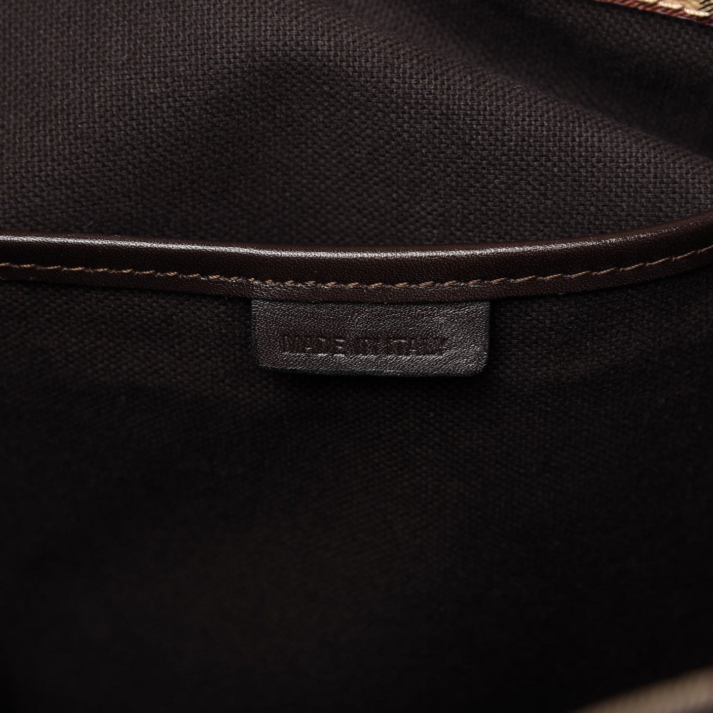 Haymarket Check Tote Chocolate