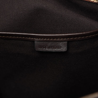 Burberry Haymarket Check Tote Chocolate 9 of 11