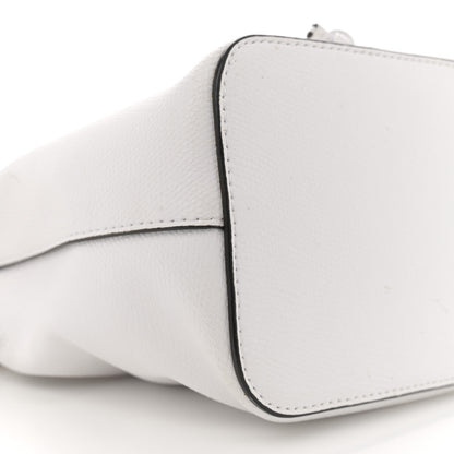 Fendi Vitello Cruise F is Fendi Mini Mon Tresor Bucket Bag Optical White 9 of 12