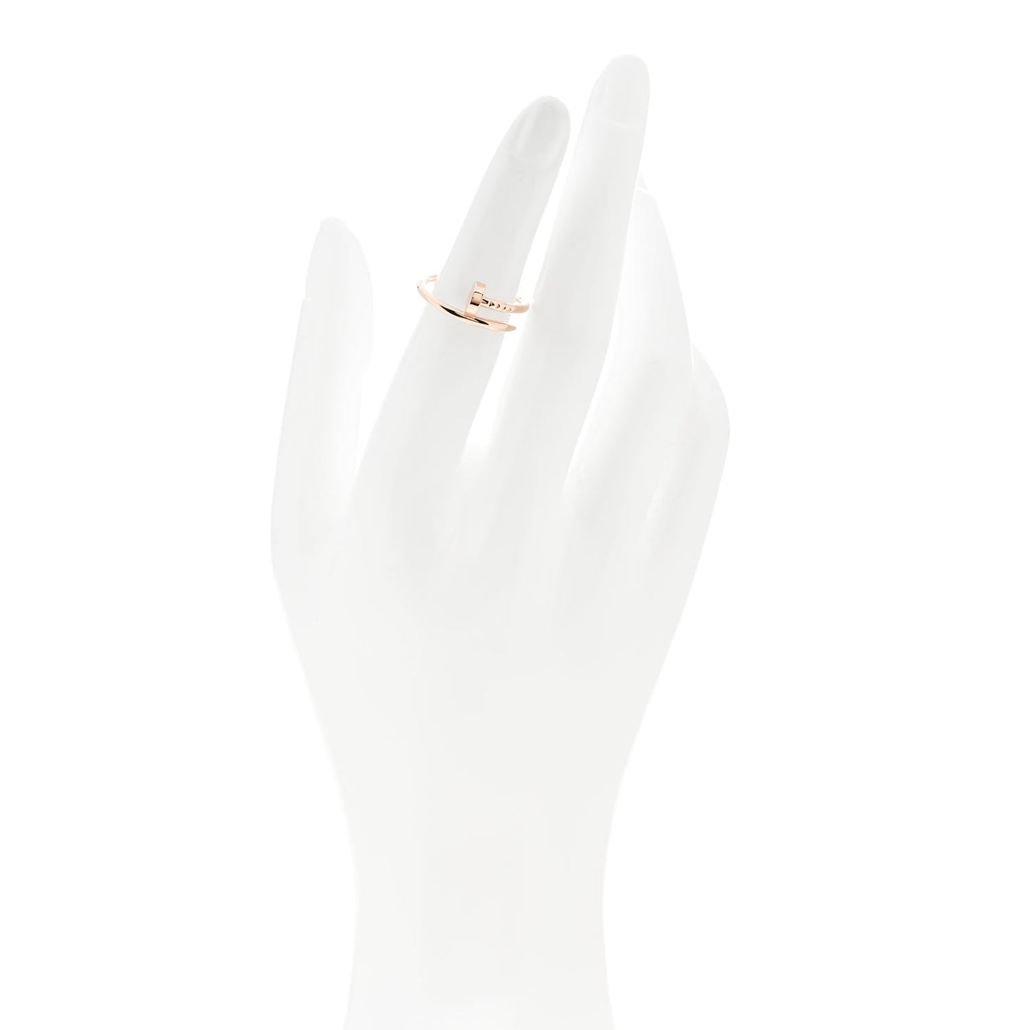 18K Pink Gold Small Juste Un Clou Ring 50 5.25