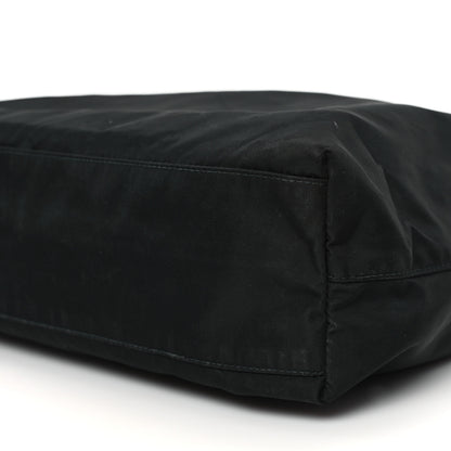 Prada Tessuto Nylon Soft Calfskin Tote Black 9 of 11