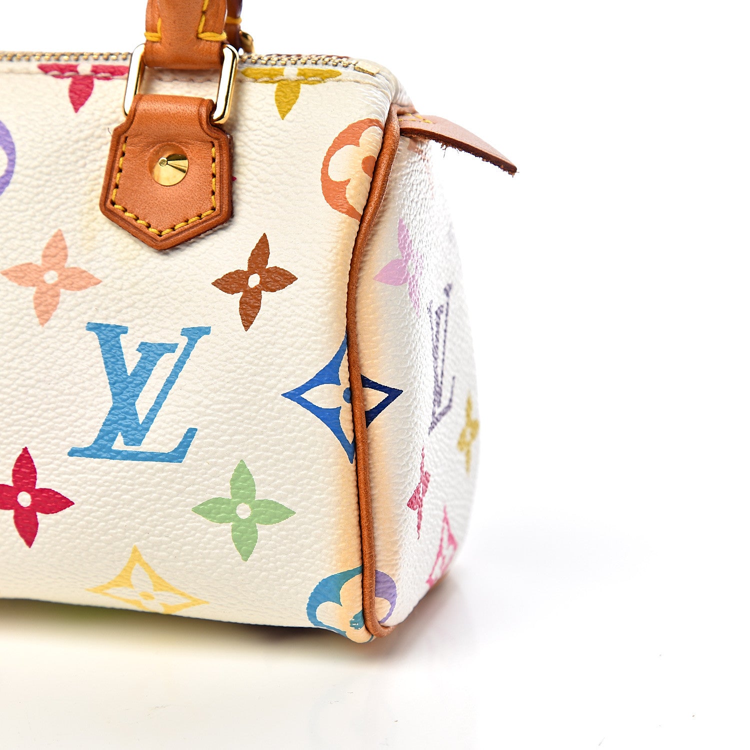 Louis Vuitton Monogram Multicolor Mini Sac HL Speedy White 7 of 11