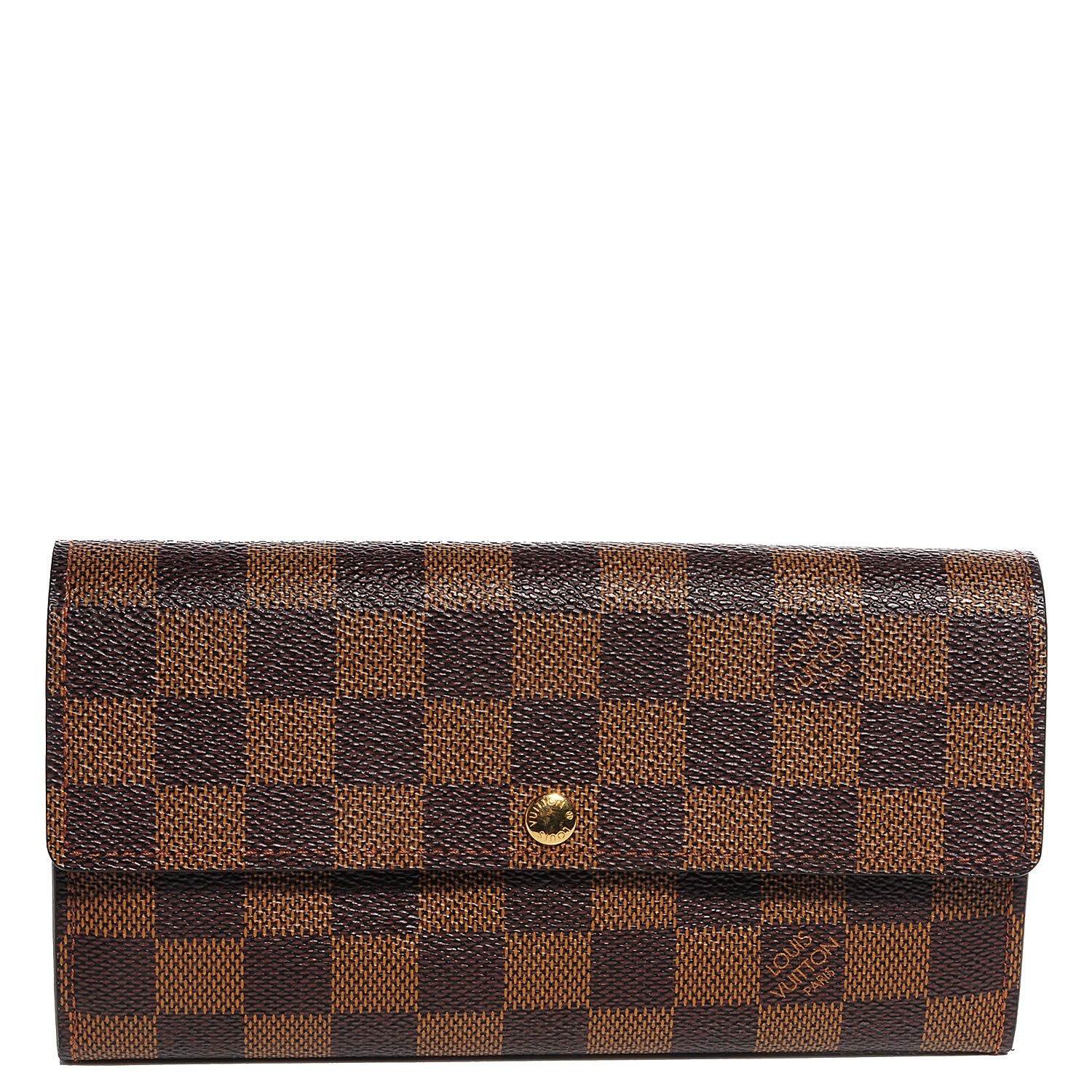 Louis Vuitton Damier Ebene Sarah Wallet 1 of 8