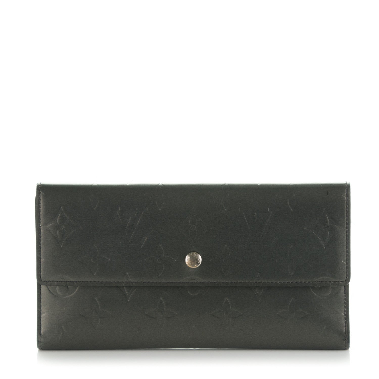 Louis Vuitton Mat Monogram Porte Tresor International Gris 1 of 7