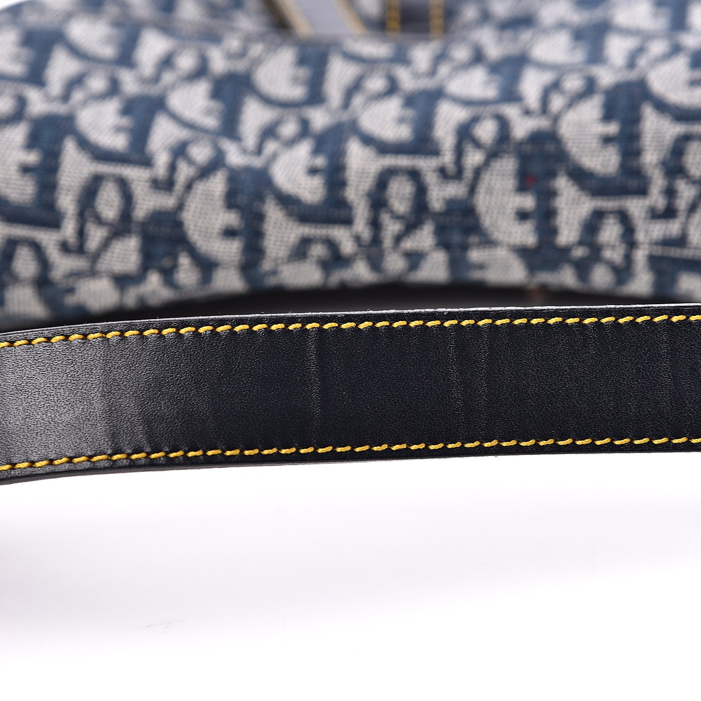 Monogram Saddle Bag Blue