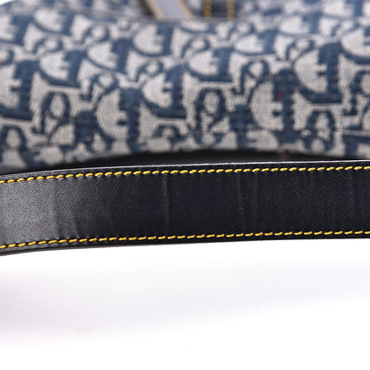 Christian Dior Monogram Saddle Bag Blue 9 of 12