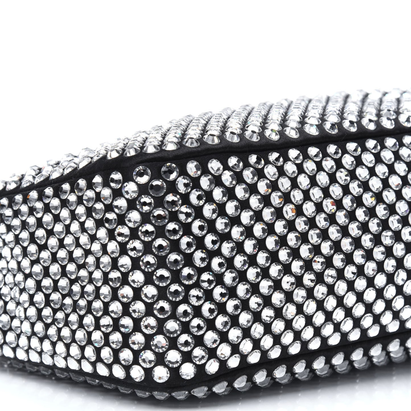 Satin Crystal Mini Re-Edition 2000 Bag Cristal