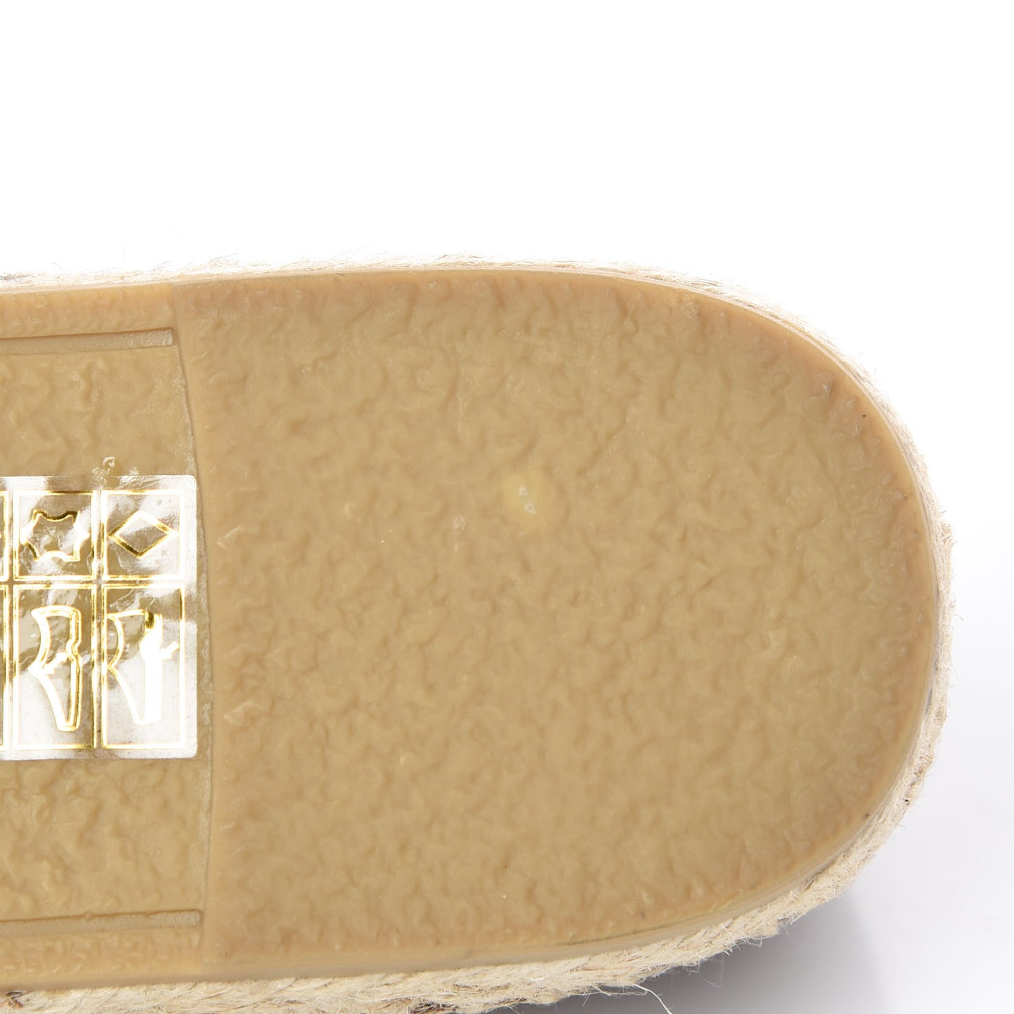 Suede Monogram Espadrilles 38 Brown