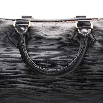 Louis Vuitton Epi Speedy 30 Black 11 of 12