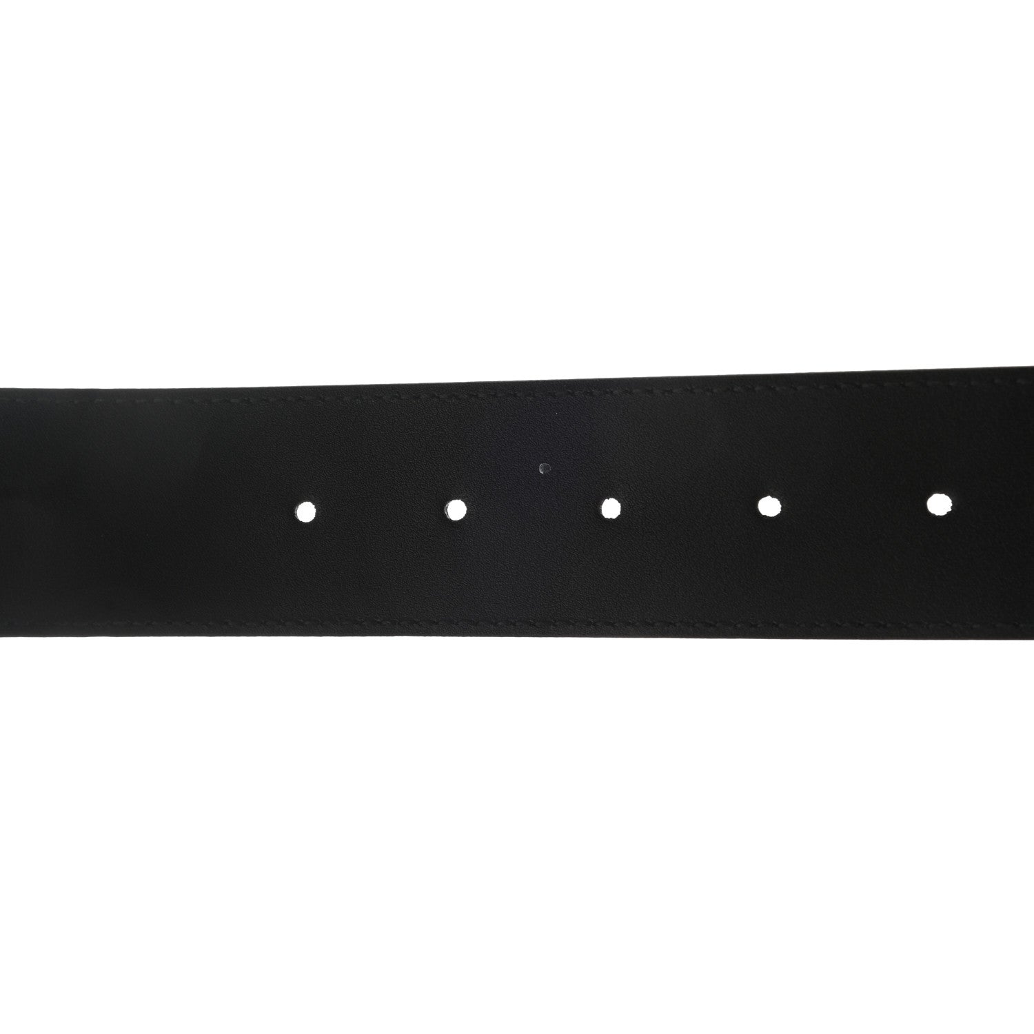 Gucci Moon Calfskin Pearl Double G 40mm Belt 80 32 Black Cream 5 of 5