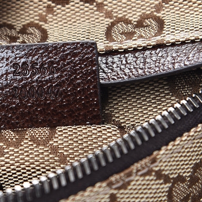 Gucci GG Monogram Double Pocket Belt Bag Dark Brown 6 of 9