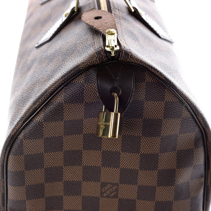 Louis Vuitton Damier Ebene Speedy 35 14 of 14