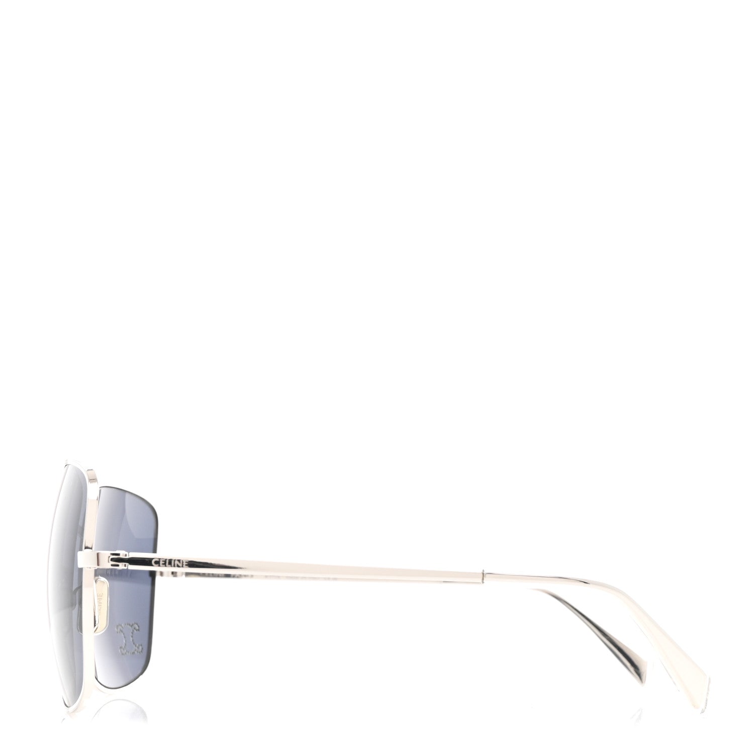 Celine Metal Rhinestone Sunglasses CL40284U Silver 2 of 7