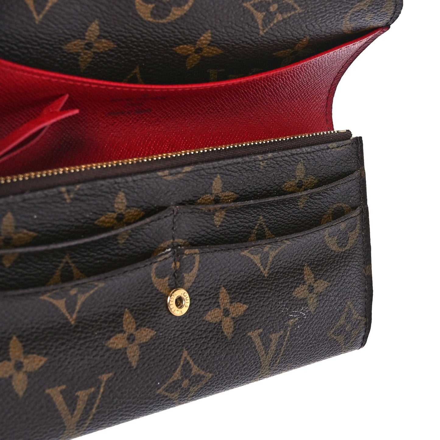 Monogram Emilie Wallet Fuchsia