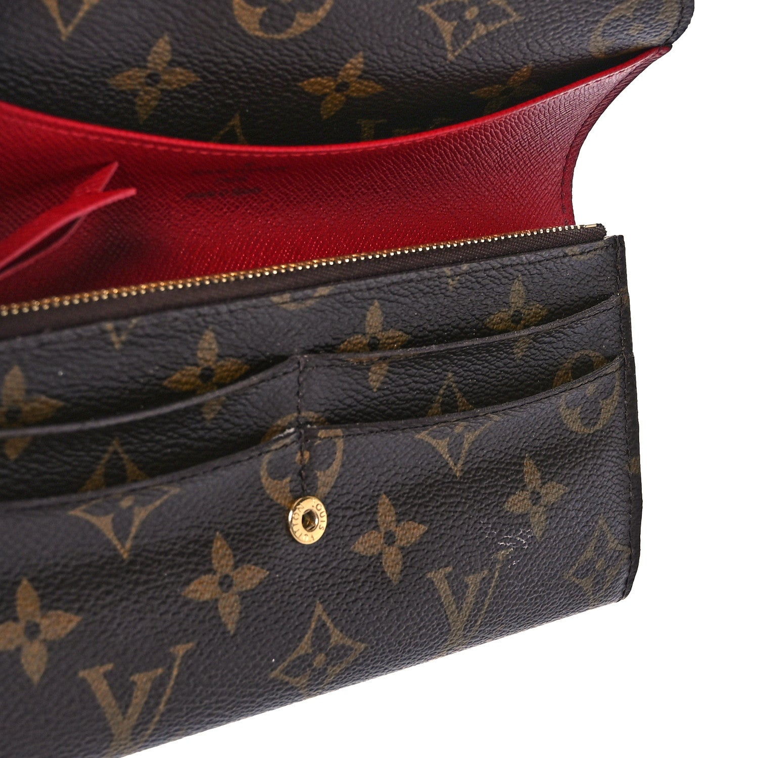 Louis Vuitton Monogram Emilie Wallet Fuchsia 9 of 10