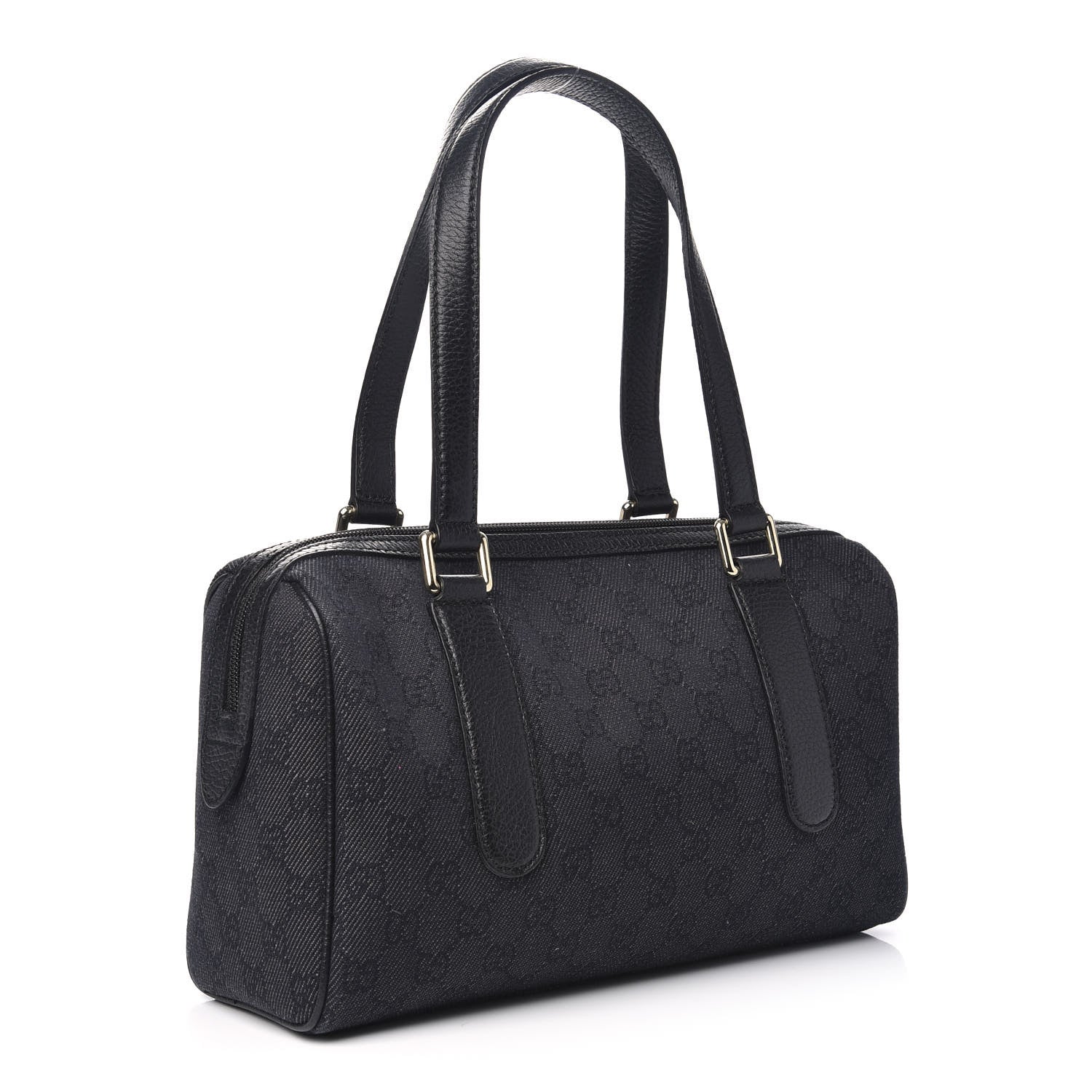 Gucci Monogram Small Boston Black 3 of 9