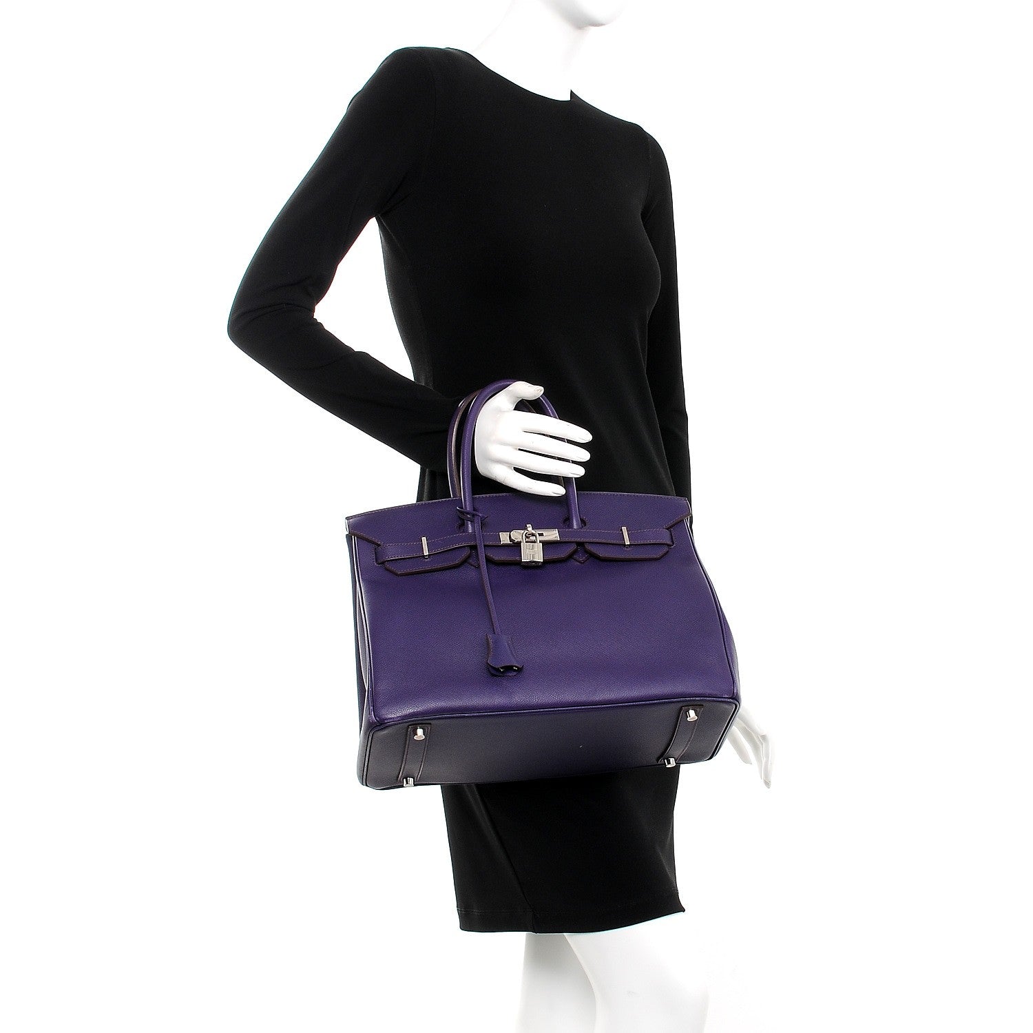 Hermes Epsom Birkin 35 Iris 2 of 43