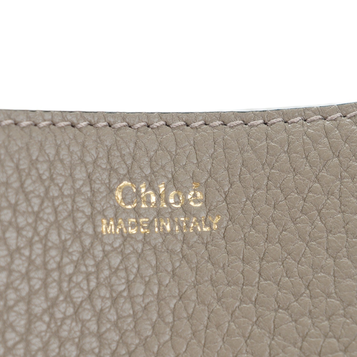 Chloe Grained Lambskin Drew Shoulder Bag Motty Grey 6 of 8