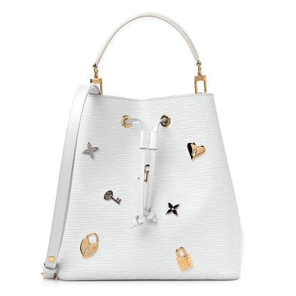 Louis Vuitton Epi Love Lock NeoNoe White 1 of 9