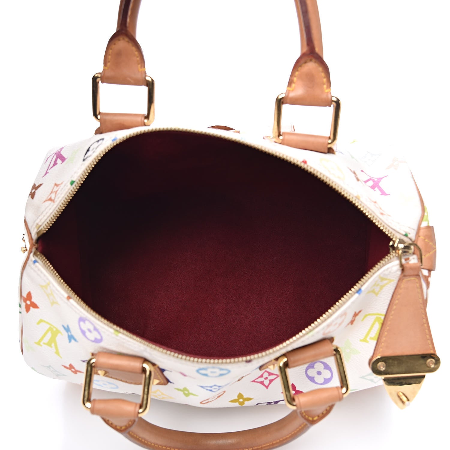 Louis Vuitton Monogram Multicolor Speedy 30 White 5 of 16
