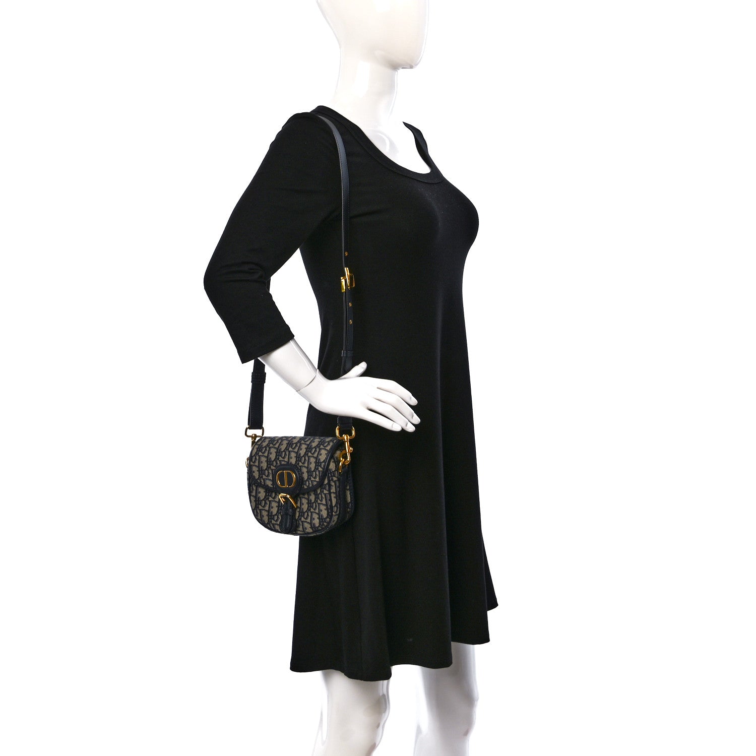 Christian Dior Oblique Small Bobby Flap Blue 2 of 8