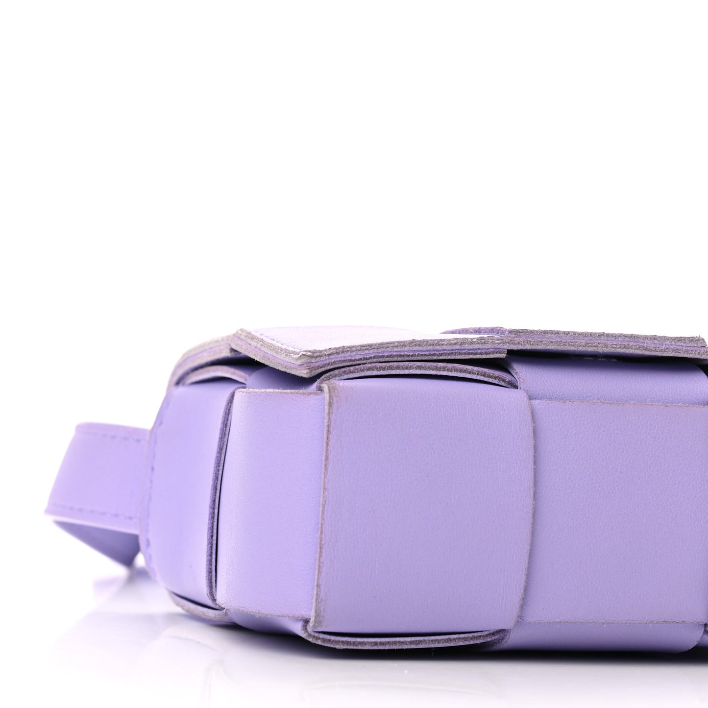 Lambskin Intreccio Candy Cassette Crossbody Bag Wisteria