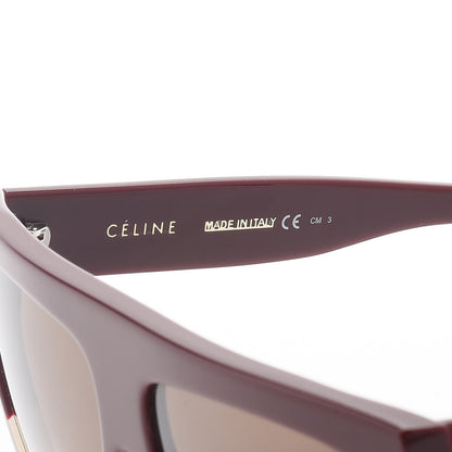 Celine Shadow Sunglasses CL 41026/S Burgundy 5 of 7