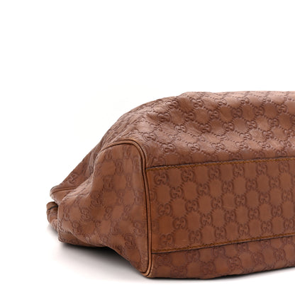 Gucci Guccissima Signature Large Sukey Tote Brown 9 of 10