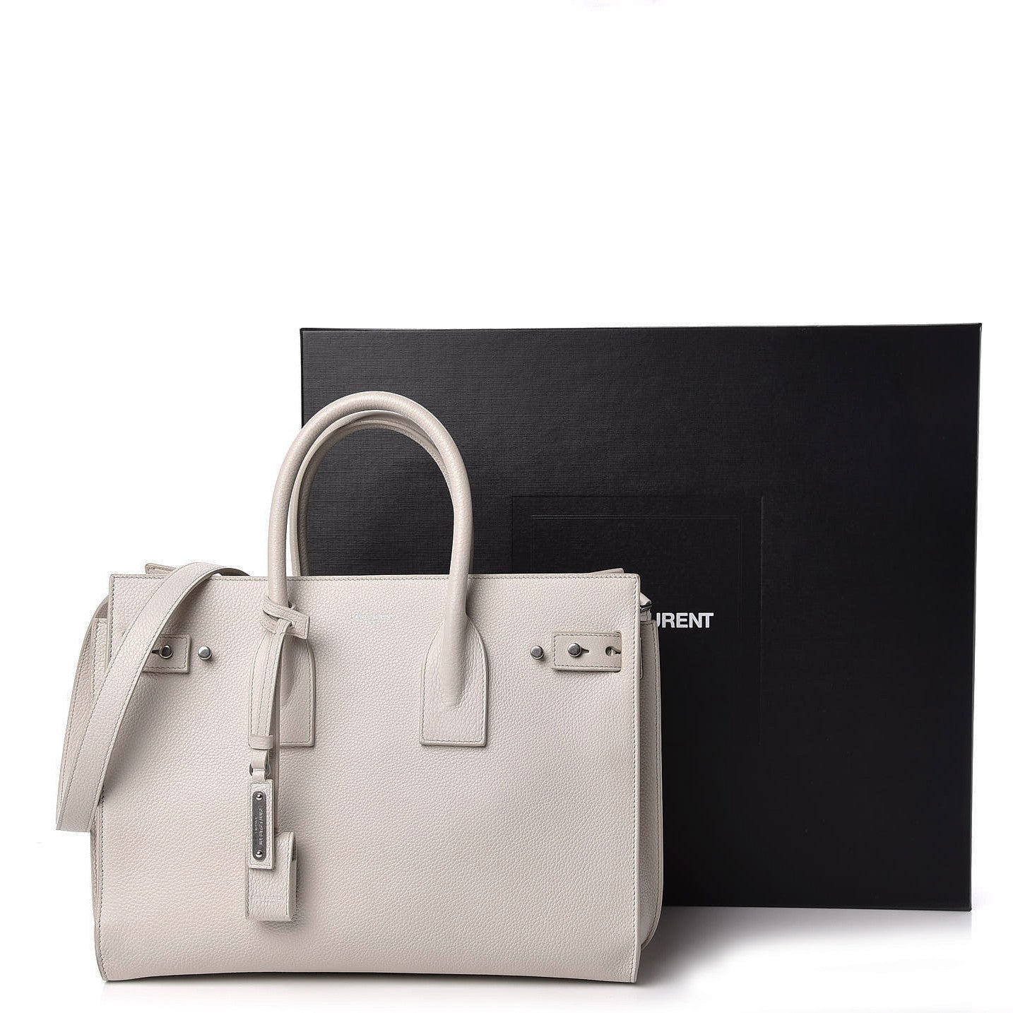Grained Calfskin Small Supple Sac De Jour Souris