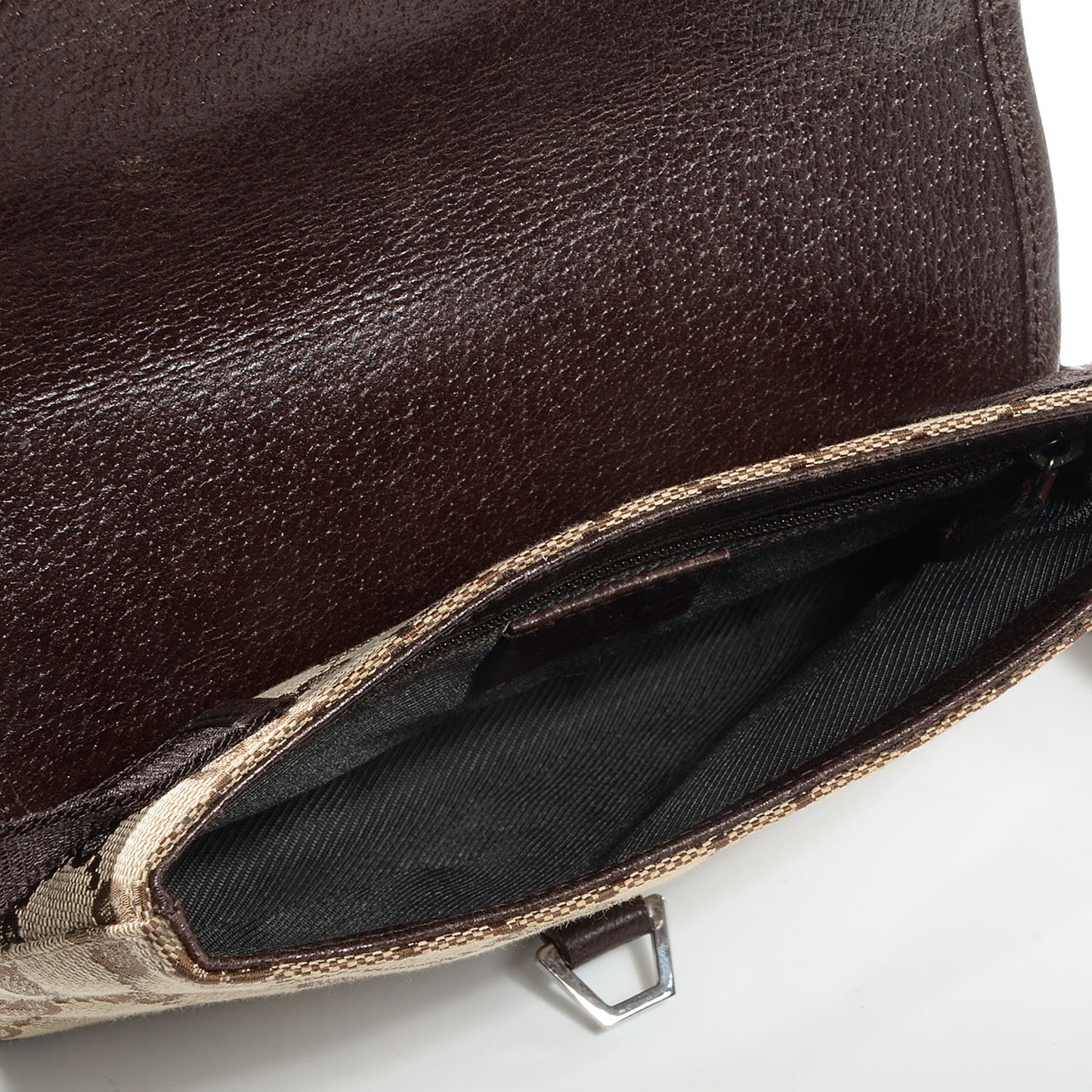 GG Monogram Flight Belt Bag Dark Brown