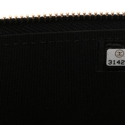 Chanel Lambskin Quilted Small Top Handle Vanity Case With Chain Black 7 of 11