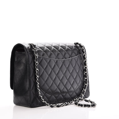 Chanel Caviar Quilted Maxi Double Flap Black 4 of 8