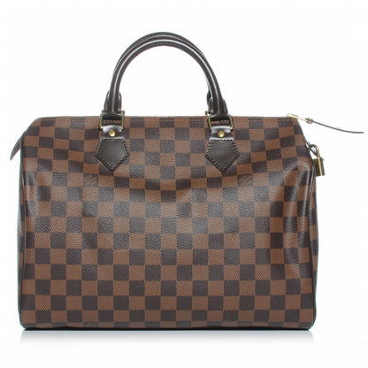 Louis Vuitton Damier Ebene Speedy 30 1 of 9