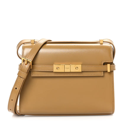 Saint Laurent Smooth Calfskin Mini Manhattan Shoulder Bag Tabac Brown 1 of 10