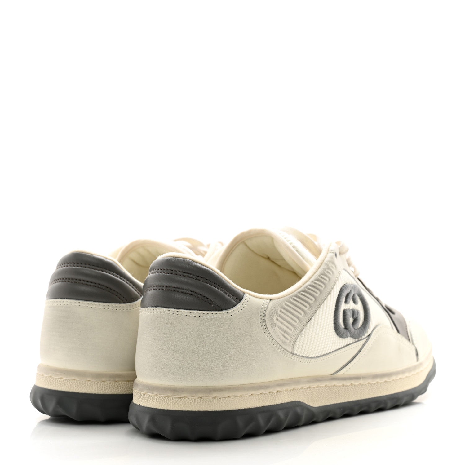 Gucci Dali Soft Calfskin Mens Mac80 Sneakers 10 Off White Grey 4 of 8