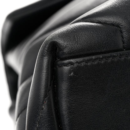 Saint Laurent Calfskin Y Quilted Monogram Medium Loulou Chain Satchel Black 19 of 22