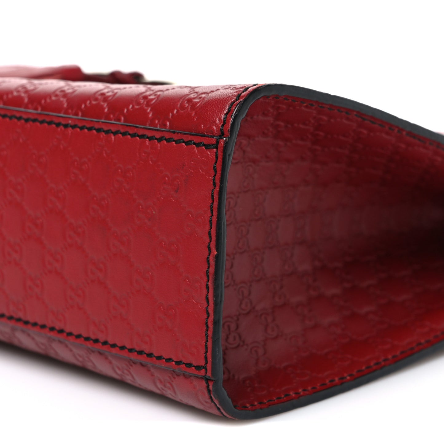 Microguccissima Medium Emily Chain Shoulder Bag Red