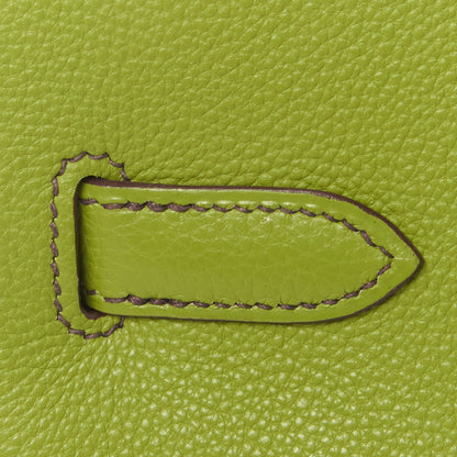 Hermes Togo Birkin 30 Vert Anis 13 of 29