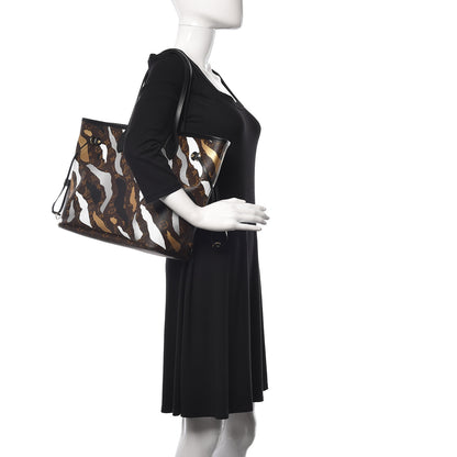 Louis Vuitton X LOL Monogram Neverfull MM Gold Silver 2 of 11
