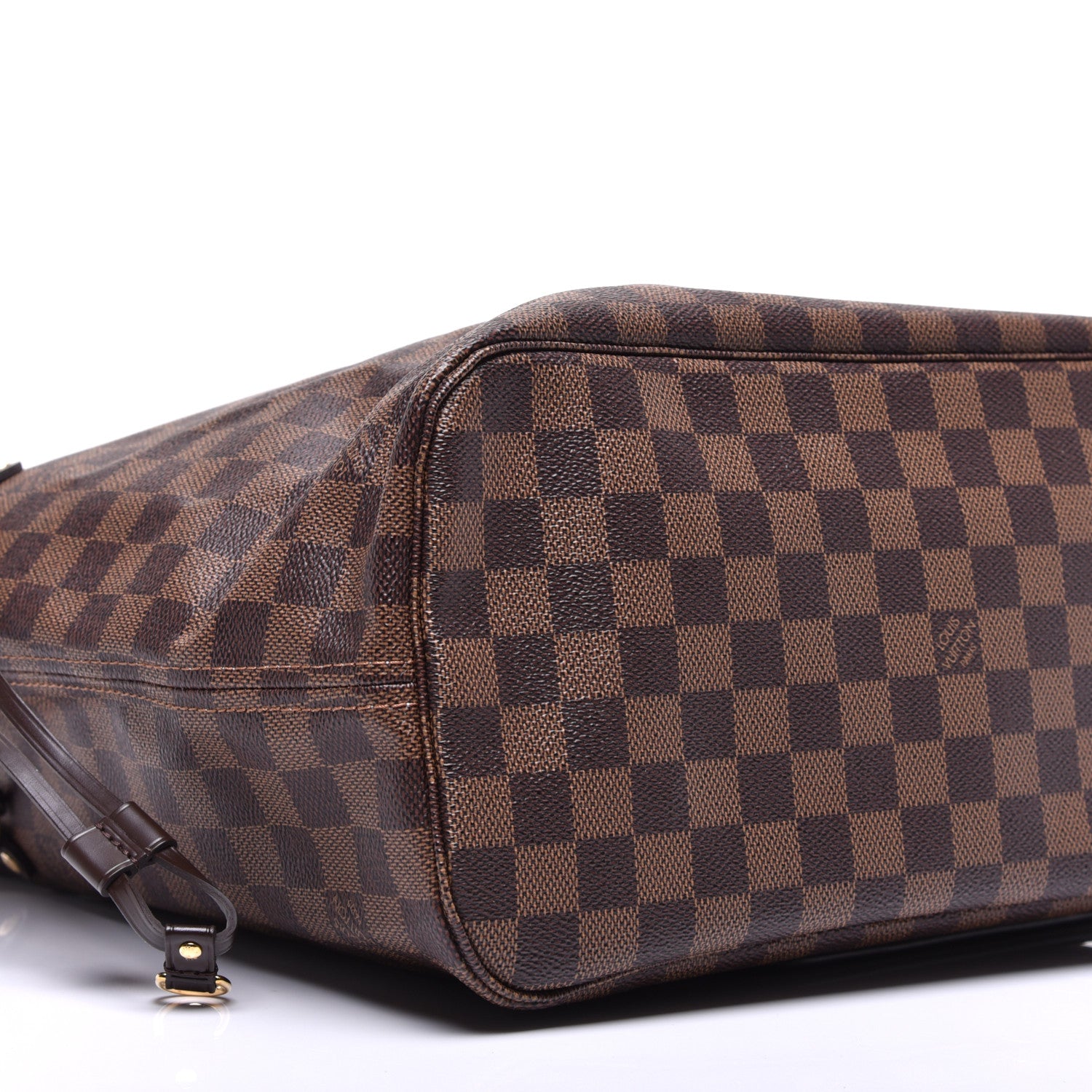 Louis Vuitton Damier Ebene Neo Neverfull MM Rose Ballerine 7 of 8
