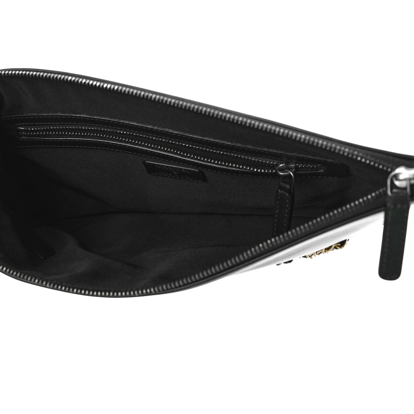 Calfskin Chain 20s Signe Medium Cosmetic Case Black