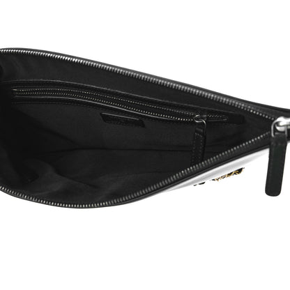 Chanel Calfskin Chain 20s Signe Medium Cosmetic Case Black 5 of 10