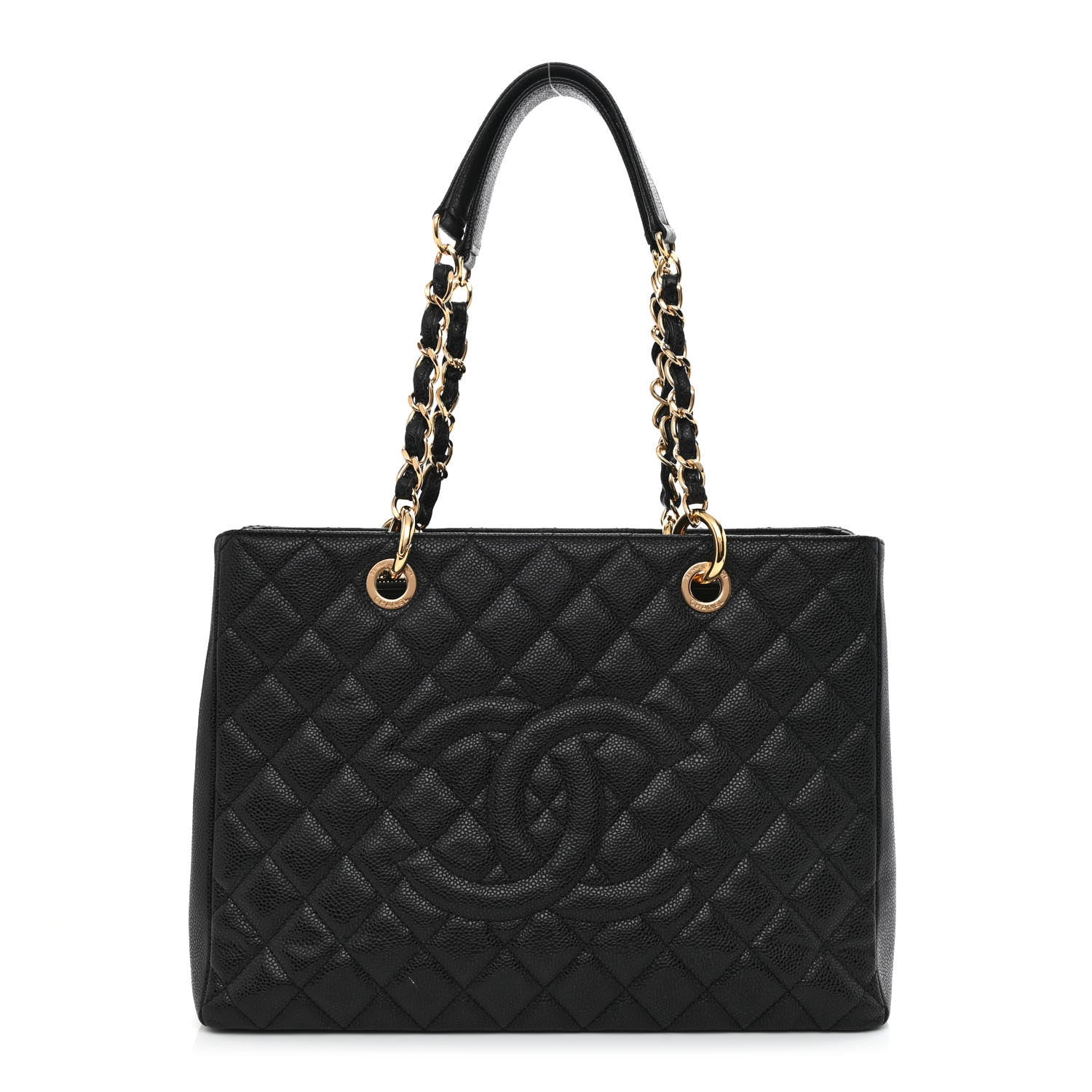 Chanel Caviar Quilted Grand Shopping Tote GST Black 1 of 10