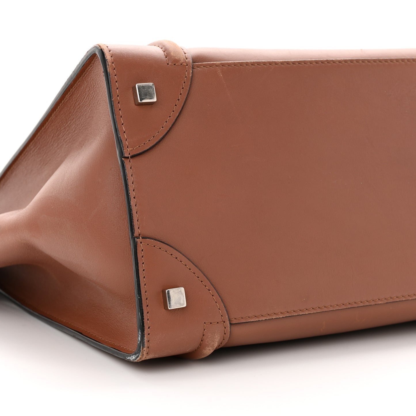 Smooth Calfskin Mini Luggage Sienna